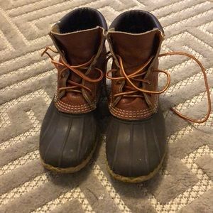 LL BEAN bean boots (just above ankle)
